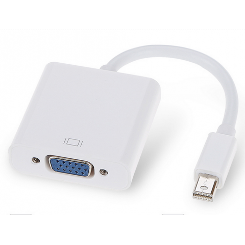 Mini DP to VGA Cable Adapter for Macbook Compatible Thunderbolt