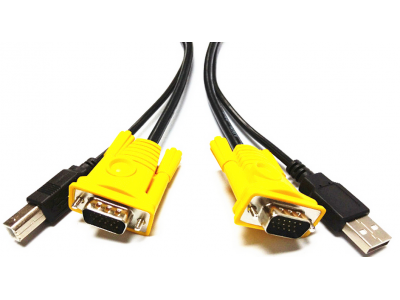 High Quality VGA AM USB2.0 printer KVM Cable