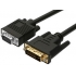 High quality 1.5m 24+5 DVI Male to VGA Female monitor cable