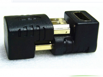 Down 90 degree HDMI Female to Male Angled Adapter