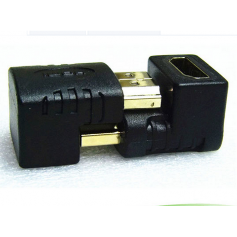 Down 90 degree HDMI Female to Male Angled Adapter