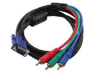 3RCA to VGA cable