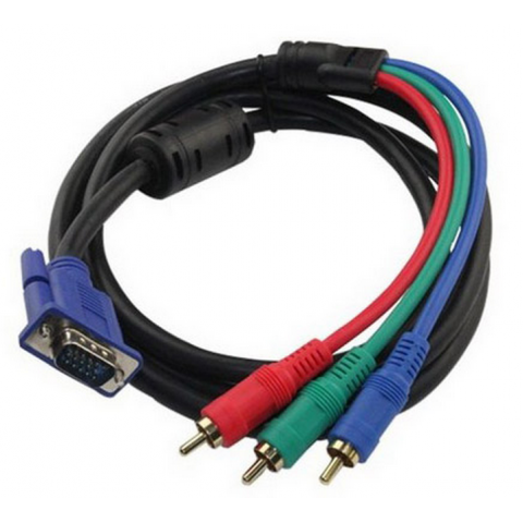 3RCA to VGA cable