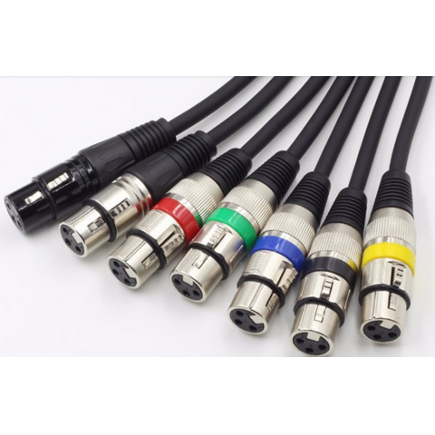 Male to female extension XLR audio cable