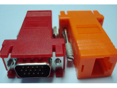 RJ45 female to VGA 15pin male modular adpater