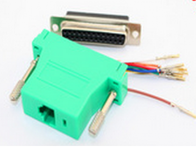 RJ45 to DB25 Female Modular Adapter