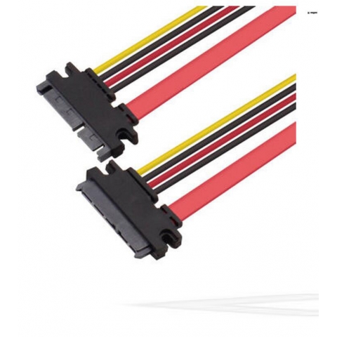 22Pin Sata Extension Cable 15+7 Pin Male to Female SATA Data Power Cable