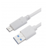 USB Type C Male to USB 3.0 Type A Male Fast Sync Data Charge Cable