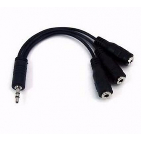 3.5MM Female to 3x3.5mm F Cable Audio Cable