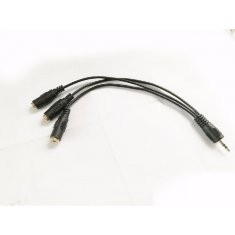 3.5MM Female to 3x3.5mm F Cable Audio Cable