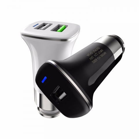 QC3.0 double usb quick car charger double usb car charger