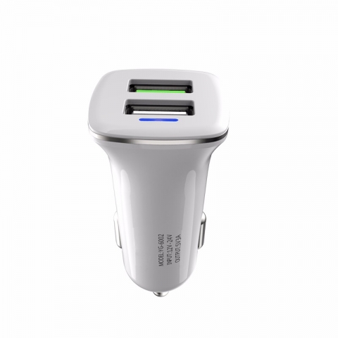 Quick Charge 3.0 2 Port  USB Car Charger