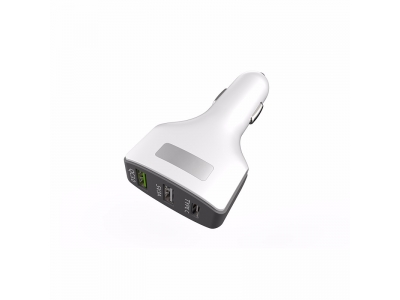 3 Ports USB 3 in 1 Type C+QC3.0+ 1USB car charger