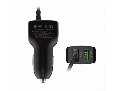 Quick QC3.0 Car Charger 2Port USB