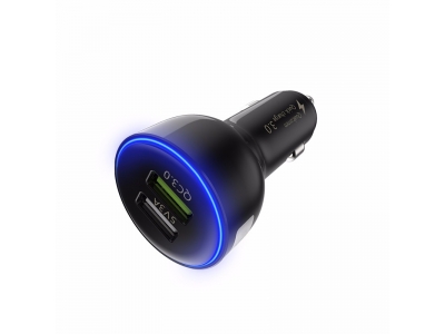 QC3.0 Battery Car Charger with 5V3A 2port USB