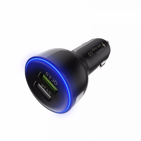 QC3.0 Battery Car Charger with 5V3A 2port USB