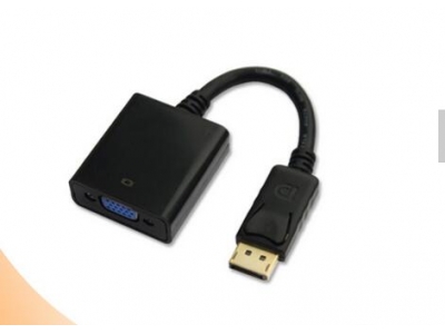 DP to VGA Female Adapter Cable Converter