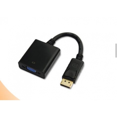 DP to VGA Female Adapter Cable Converter