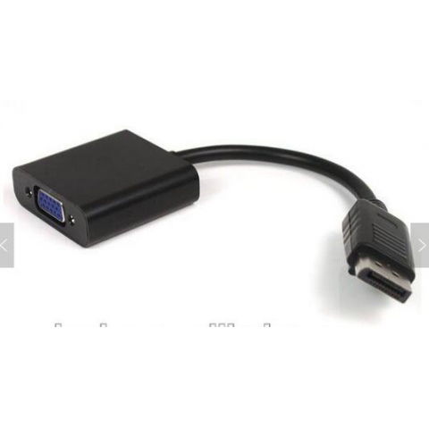 DP to VGA Female Adapter Cable Converter