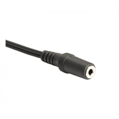 3.5mm stereo female to 2 rca male cable