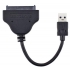 USB 3.0 to 2.5 inch SATA 22 Pin HDD SSD Hard Drive Disk Power Adapter Cable