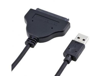 USB 3.0 to 2.5 inch SATA 22 Pin HDD SSD Hard Drive Disk Power Adapter Cable