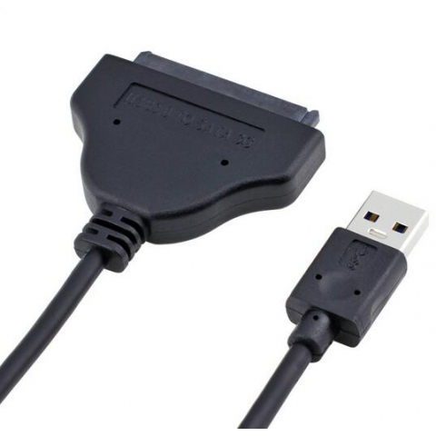 USB 3.0 to 2.5 inch SATA 22 Pin HDD SSD Hard Drive Disk Power Adapter Cable