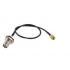 BNC female jack to SMA male plug connector RG174 rf pigtail cable