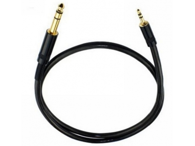 3.5mm to 6.35mm audio extension speaker cable