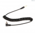 3.5mm Flash Sync Cable Cord with Screw Lock to Male Flash PC