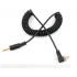 3.5mm Flash Sync Cable Cord with Screw Lock to Male Flash PC