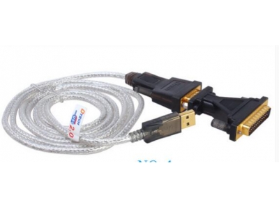 USB 2.0 to DB9/25 pin Serial RS232 Cable DB9/DB25 Adapter