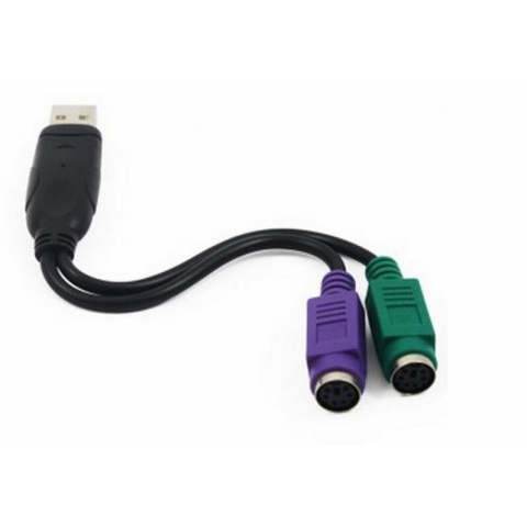 USB2.0 Male Type to PS/2 Female Cable Adapter Converter PS2 keyboard Mouse