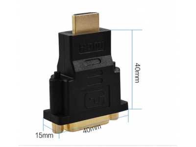 HDMI Female to DVI 24+1 Pin Male adapter