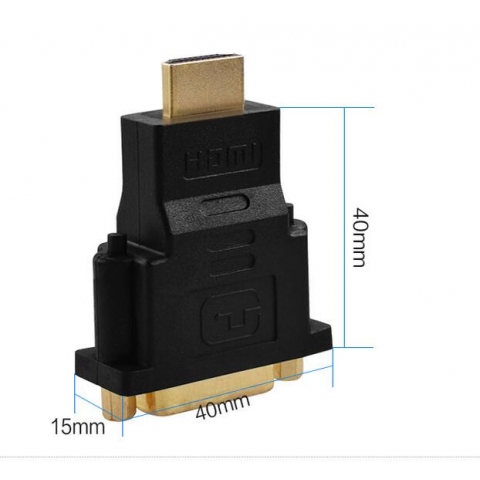 HDMI Female to DVI 24+1 Pin Male adapter