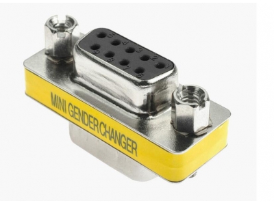 Mini Gender Changer Db9pin Male To Db9 Female Connector