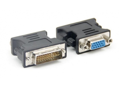 Right Angled 90 Degree VGA SVGA Female To DVI 24+5 male DVI to VGA Adapter