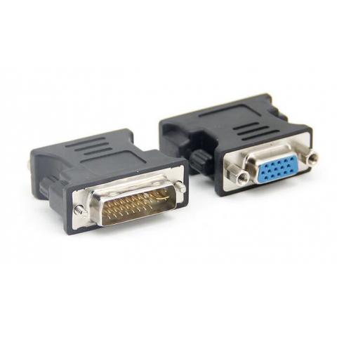 Right Angled 90 Degree VGA SVGA Female To DVI 24+5 male DVI to VGA Adapter