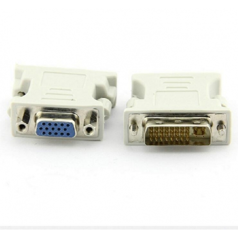 Right Angled 90 Degree VGA SVGA Female To DVI 24+5 male DVI to VGA Adapter