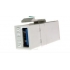 USB3.0 Keystone jack 180 degree USB socket female to female