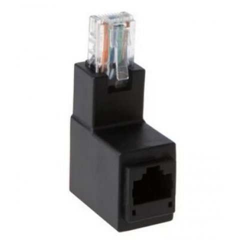 90 Degree Male to Female RJ45 adapter