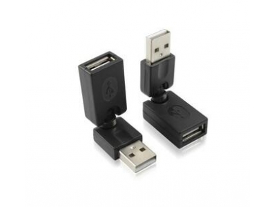 90 degree USB 2.0 A female to USB2.0 male adapter