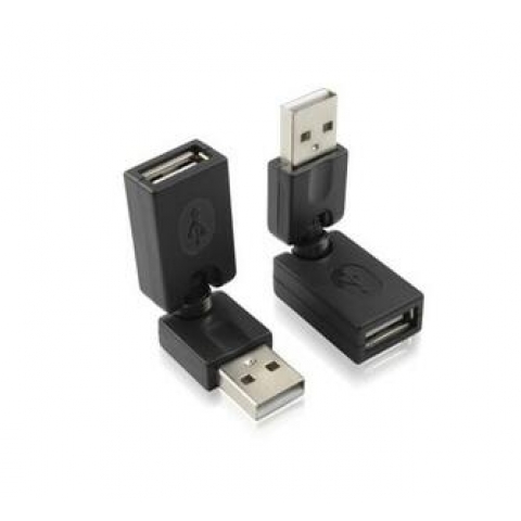 90 degree USB 2.0 A female to USB2.0 male adapter