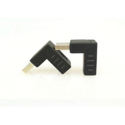 90 degree USB 2.0 A female to USB2.0 male adapter