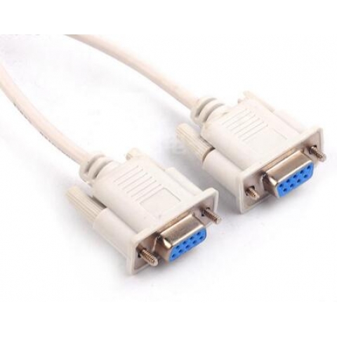 RS-232 Null Modem Cable D-SUB Cable DB9F TO DB9F