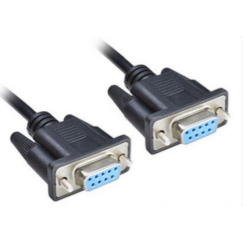 RS-232 Null Modem Cable D-SUB Cable DB9F TO DB9F