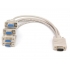 DB9 Male to 4 DB9 Female  RS232 Serial Cable