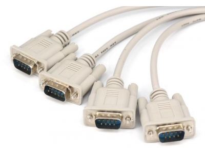 DB9 Female to 4 DB9 Male  RS232 Serial Cable