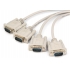 DB9 Female to 4 DB9 Male  RS232 Serial Cable