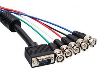 VGA to 5 BNC splitter cable